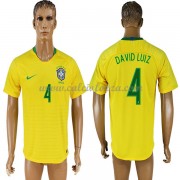 Maglie Nazionali Di Calcio Brasile 2018 David Luiz 4 Prima Divisa..